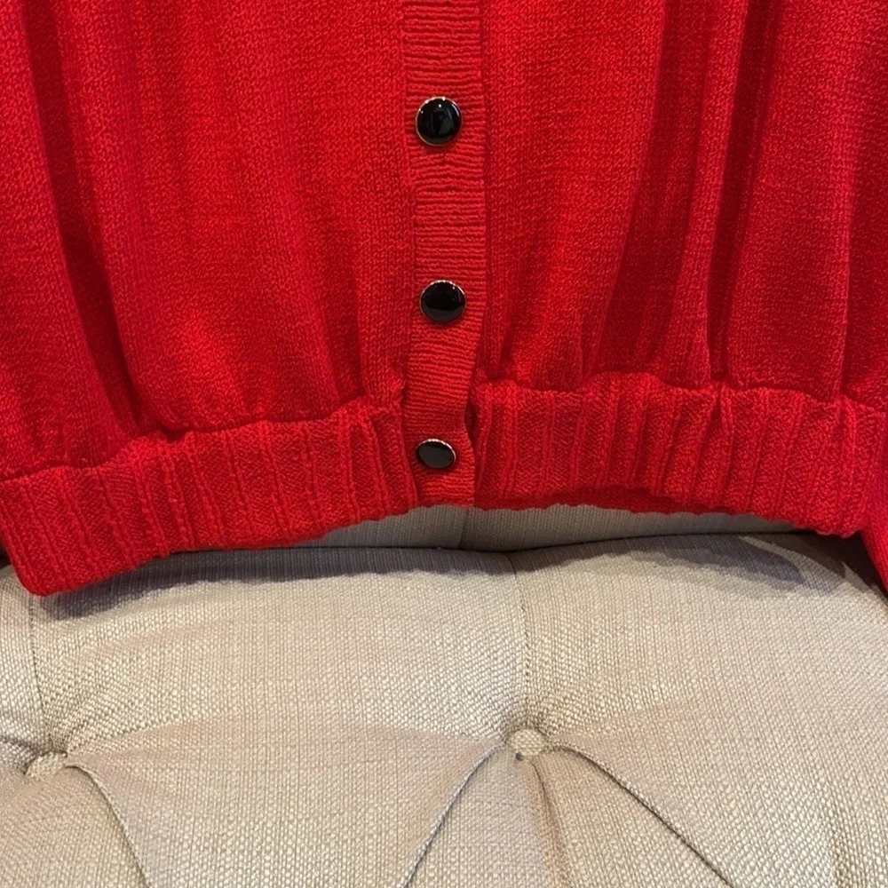 Aa: Vintage St John For Saks Fifth Ave Cardigan - Picture 6 of 13
